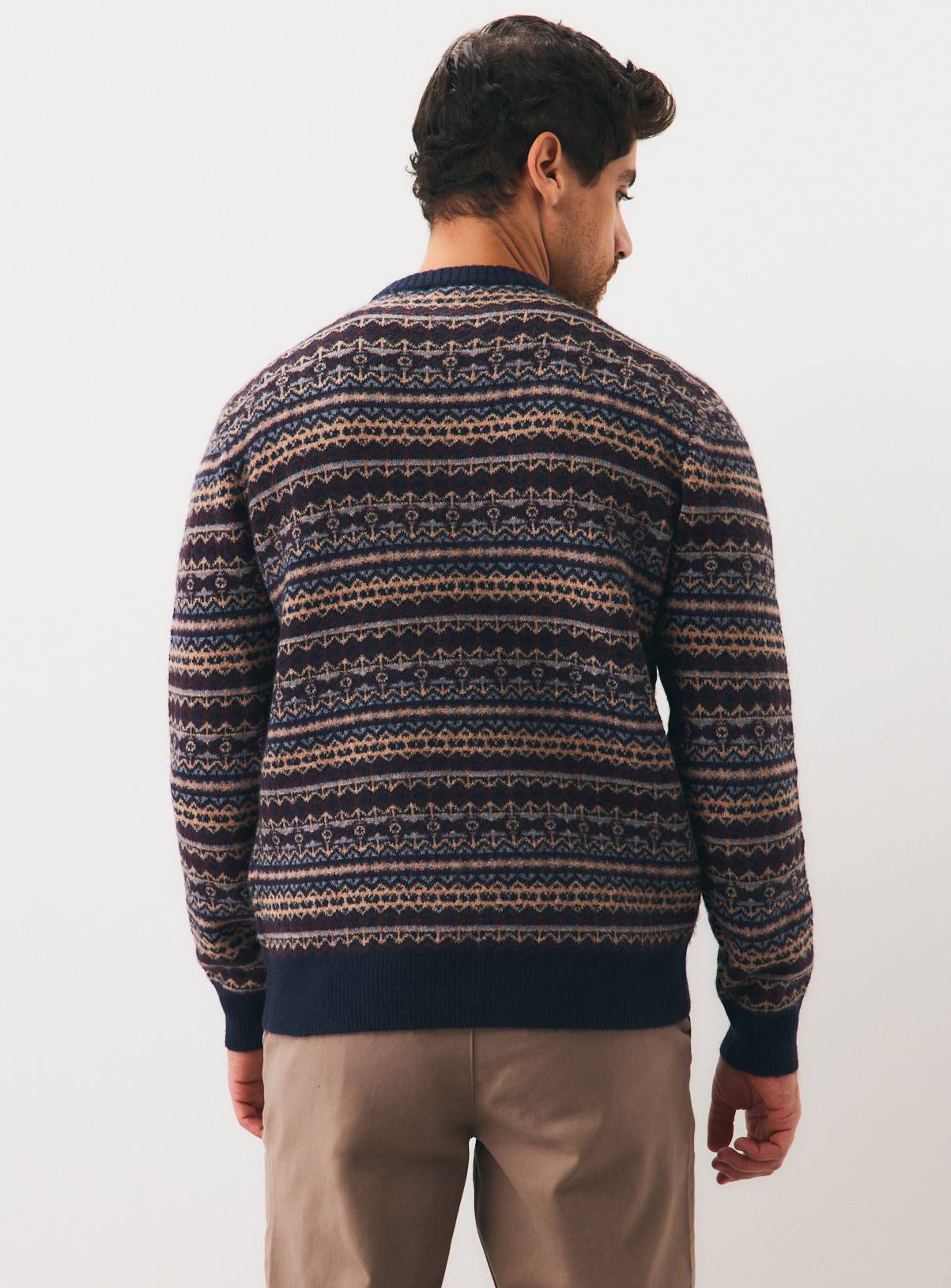 All Over Fairisle Crew Neck Jumper XXXL - Image 5